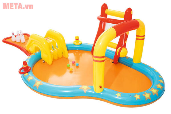 Bể phao cầu trượt Bowling Bestway 53068