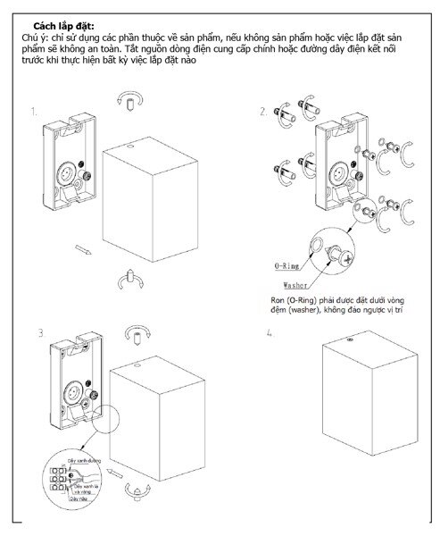 Đèn Gắn Tường Trang Trí Ngoài Trời LED NBL2553-6 Ánh Sáng Trắng (Sao chép)