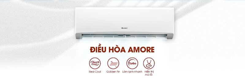 Điều hòa Gree 12000 BTU 2 chiều AMORE12HN thiết kế
