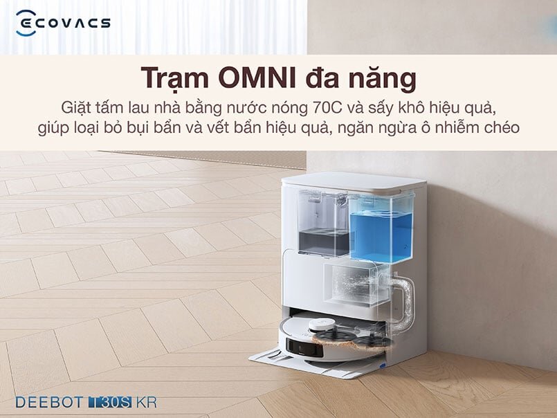 Robot hút bụi lau nhà Ecovacs  