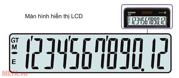 Máy tính bỏ túi Casio DX-12B