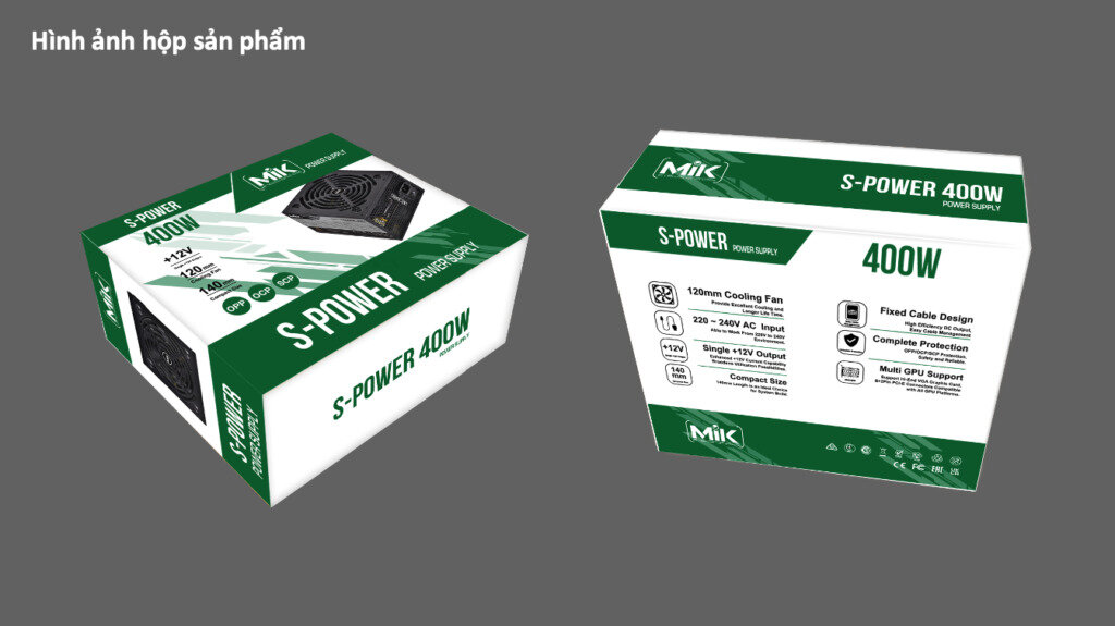 Nguồn máy tính MIK SPOWER 400W