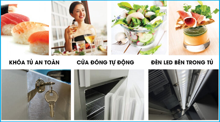 Tủ đông Hoshizaki 4 cánh 866 lít HF-126MA-S
