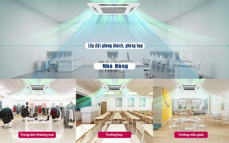 Điều Hòa LG 48000 BTU 1 Chiều Inverter AUUQ48GH4/ATNQ48GMLE7