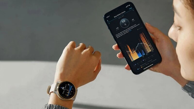 Đồng hồ thông minh Garmin Venu 2S kết nối