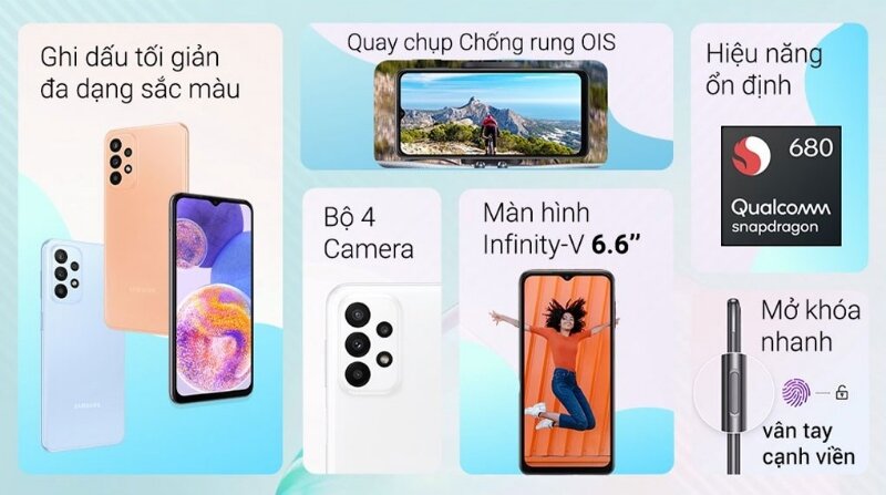 Điện thoại Samsung Galaxy A23 4GB/128GB