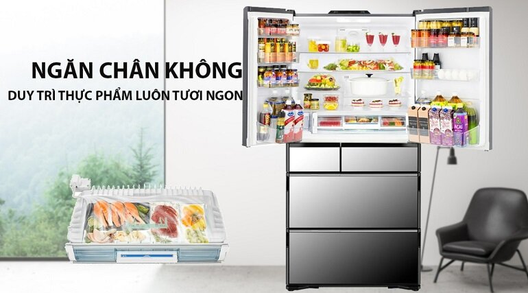 Tủ lạnh Hitachi Inverter 735 lít R-ZX740KV X