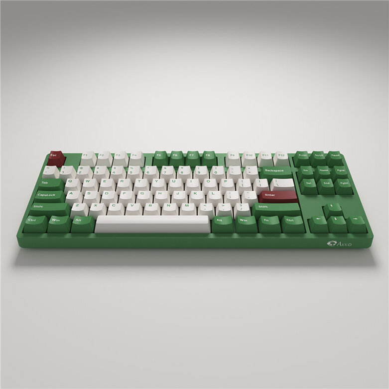 Bàn phím cơ Akko 3087 v2 DS Matcha Red Bean | Thiết kế ấn tượng