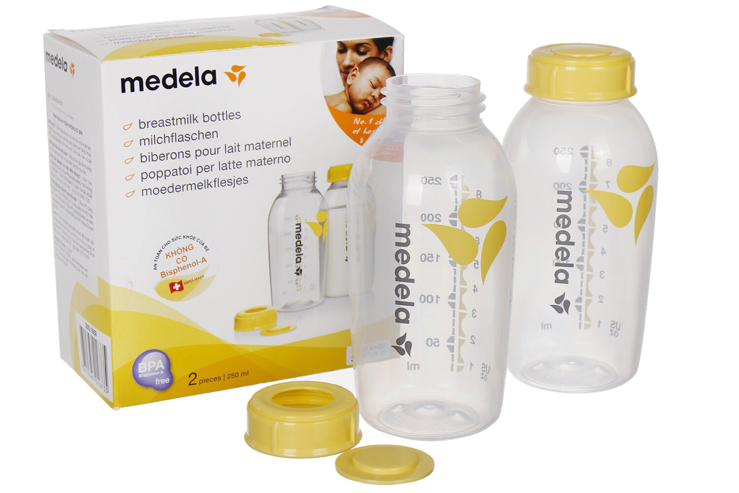 Bình trữ sữa Medela 250ml cho bé