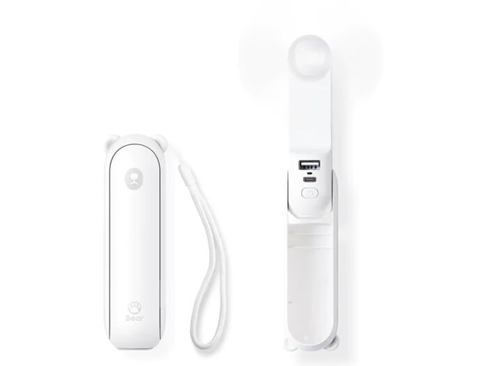 Quạt cầm tay màu trắng  Quạt cầm tay màu trắng