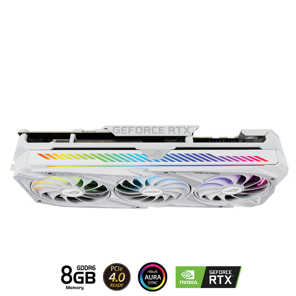Card màn hình ASUS ROG STRIX RTX 3070-O8G-WHITE