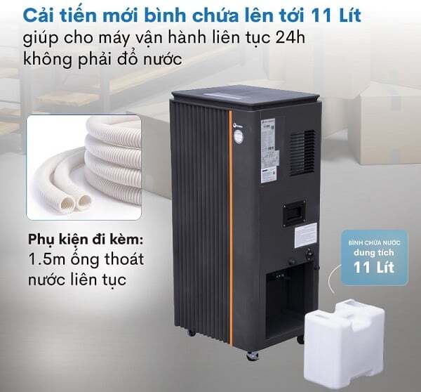 Fujihaia DH150B có dung tích 11 lít Fujihaia DH150B