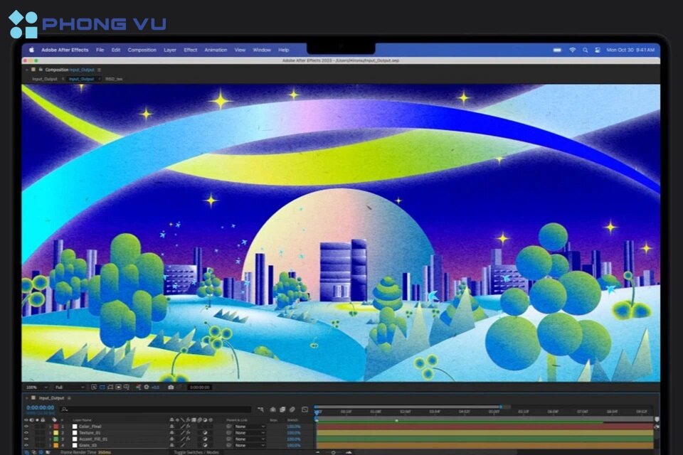 MacBook Pro M3 Max 2023 16 inch (48GB/1TB SSD) có màn hình với chất lượng hiển thị hình ảnh cực kỳ tốt