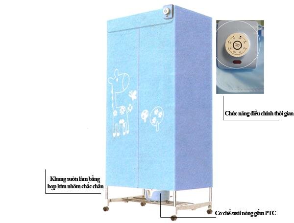Máy sấy quần áo Kangaroo KG326 Máy sấy quần áo Kangaroo KG326