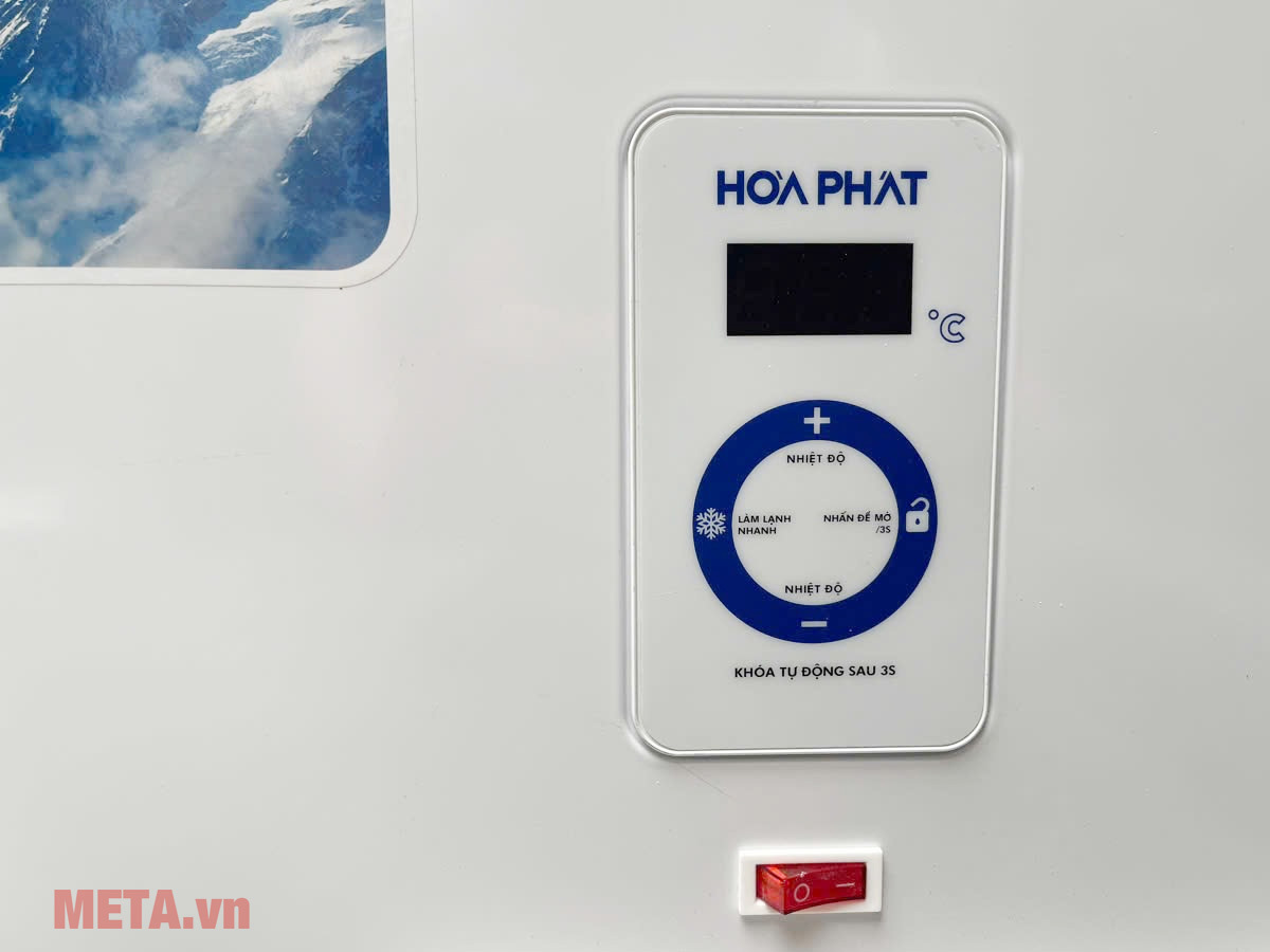 Bảng điều khiển Tủ đông Hòa Phát 1 ngăn 2 cánh HSF AD6280.C1