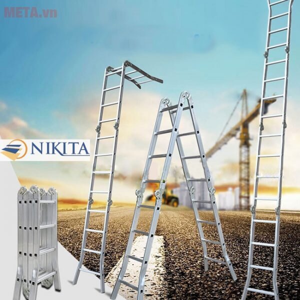 Thang gấp 4 - 3.7m Nikita Nik34