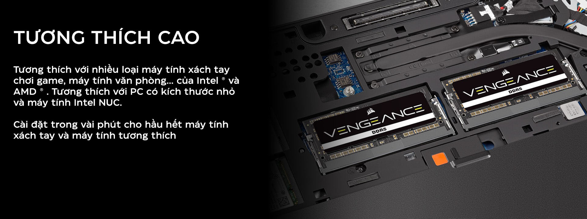  Ram Laptop Corsair Vengeance  DDR5