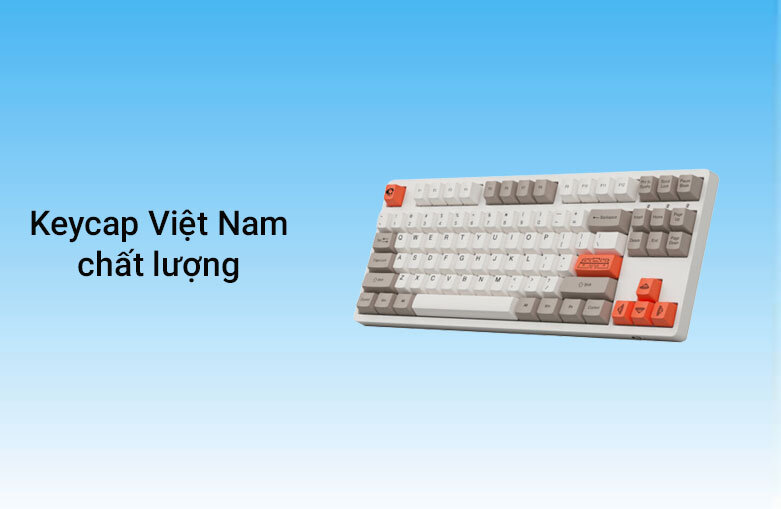 Bàn phím cơ Akko 3087 v2 Steam Engine (Akko Blue Switch V2)| Key cap chất lượng