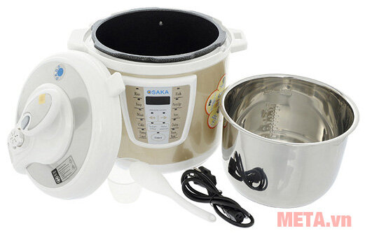Nồi áp suất điện tử Osaka IPD-06GE - 6 lít