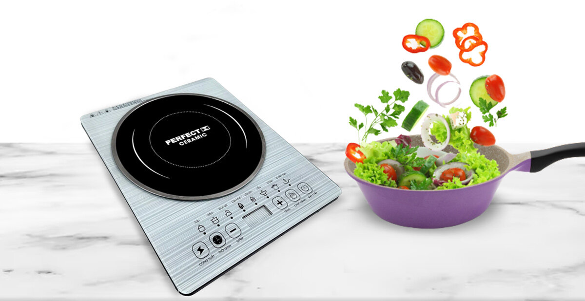 Bếp điện từ Perfect PF-EC66 dùng cho nhiều loại nồi
