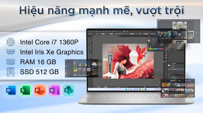 Mạnh mẽ, tự tin xử lý mọi tác vụ văn phòng (Ảnh: Phúc Anh).