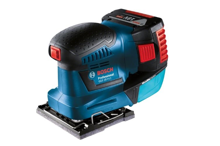 Máy chà nhám rung dùng pin Bosch GSS 18V-LI