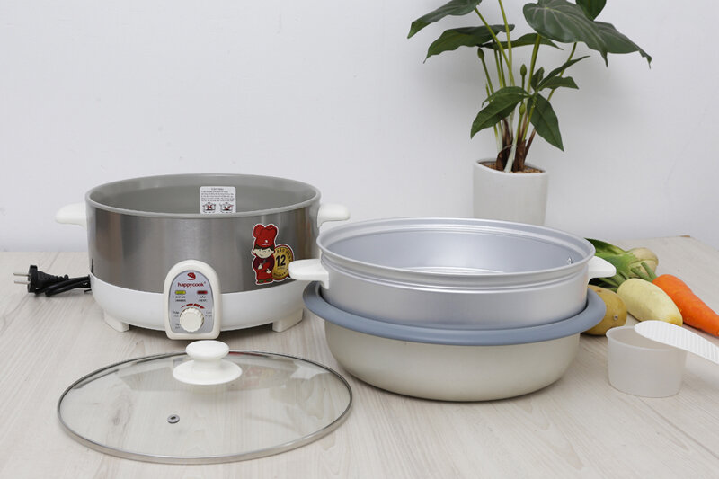 Nồi lẩu điện Happycook HCHP-350ST 3.5 lít Nồi lẩu điện Happycook HCHP-350ST 3.5 lít