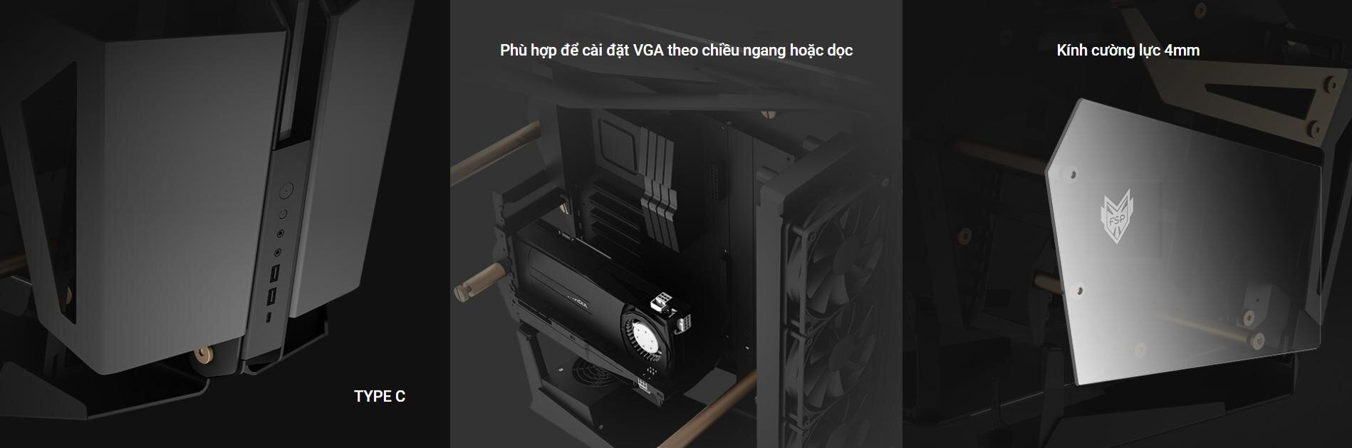 Vỏ Case FSP CMT710 (Full Tower/ Màu Đen) giới thiệu 10