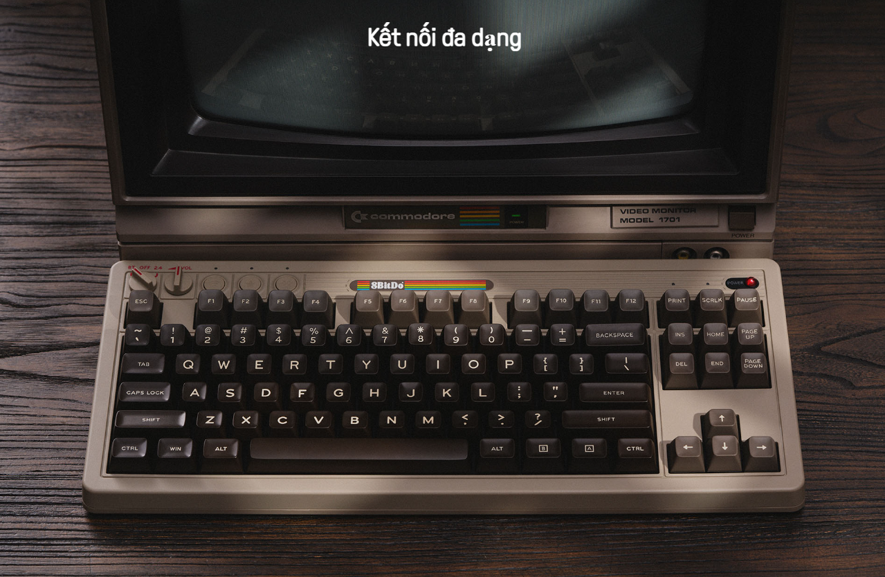 Bàn phím cơ 8BitDo Retro Mechanical Keyboard - C64 Edition 5