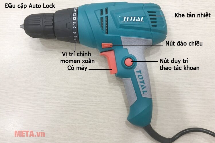 Máy khoan điện Total TD502106