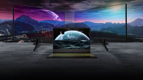 màn hình MSI Alpha 15 B5EEK-203VN