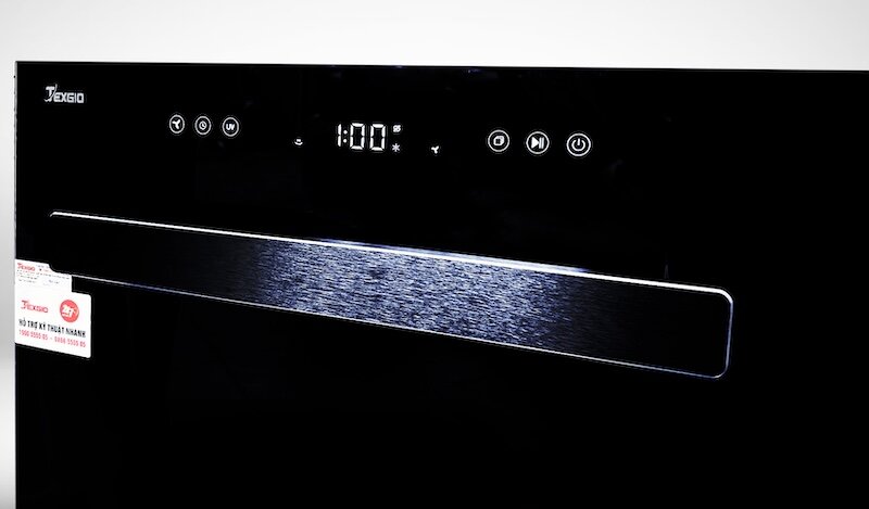 Máy rửa bát Texgio TGWFD78GB được tích hợp 6 chương trình rửa đa dạng