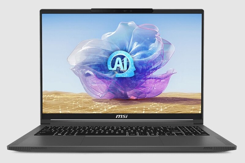 MSI Creator 16 AI A1VHG-079VN touchpad rộng, mượt mà