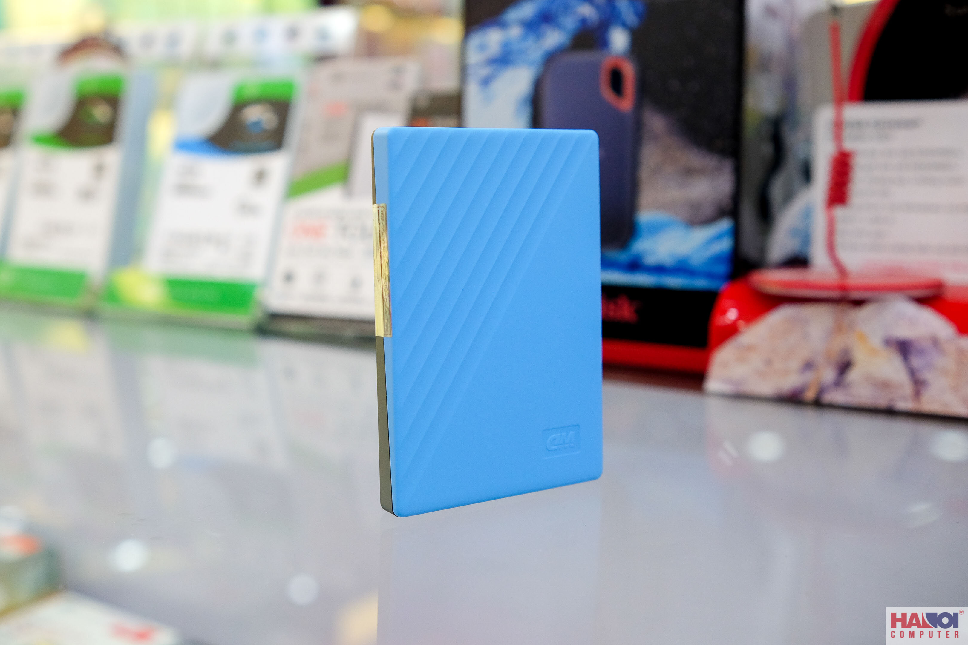 Ổ cứng gắn ngoài 2TB 2.5 inch WD My Passport WDBYVG0020BBL-WESN USB 3.2 màu xanh