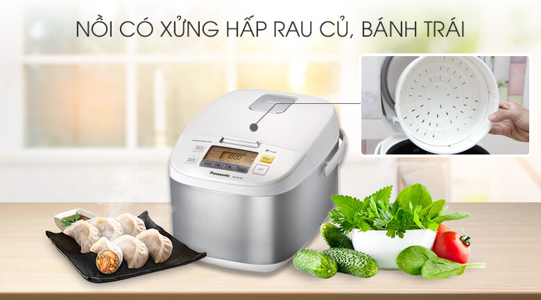 Nồi cơm điện tử Panasonic 1.8 lít SR-ZG185SRAM Nồi cơm điện tử Panasonic 1.8 lít SR-ZG185SRAM