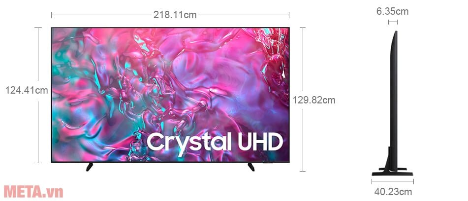 Tivi Samsung 4K Crystal UHD 98 inch UA98DU9000KXXV