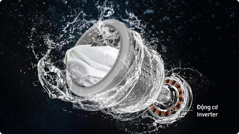 Máy giặt Samsung Inverter 12.5 kg WA40F12E4CSV