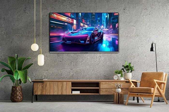 Thiết kế sang trọng, tinh tế Google Tivi QLED Aqua 4K 55 inch AQT55S800UX