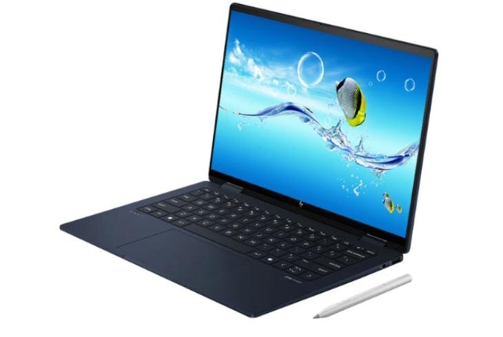 Laptop HP Envy X360 14-fc0093TU (A19C3PA) (Ultra5 125U/16GB RAM/512GB SSD/14 2.8K Cảm ứng/Bút/Win11/Xanh)  2