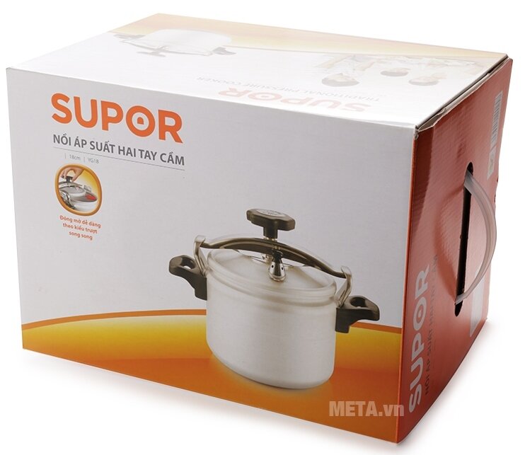 Nồi áp suất Supor 2 tay cầm YG18 - 3 lít