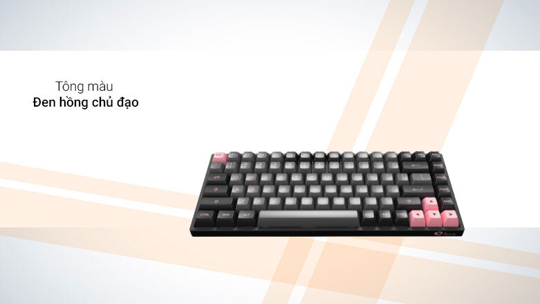 Bàn phím cơ Akko 3084 V2 ASA Black Pink| Tông màu chủ đạo