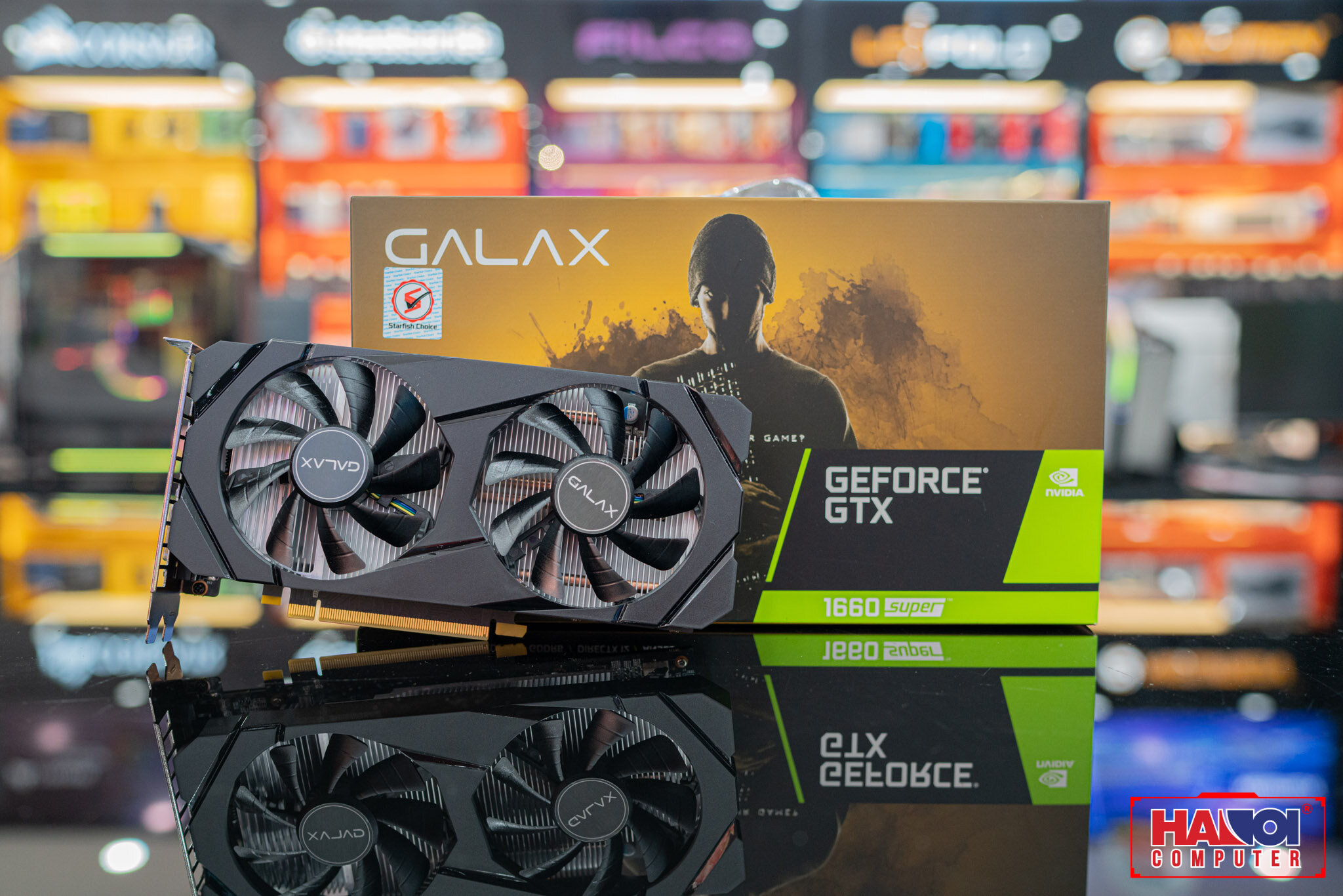 Card màn hình Galax GTX 1660 Super (1-Click OC) 