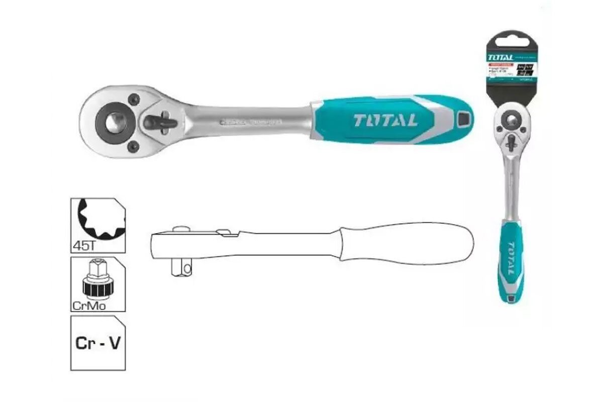 Cần siết 2 chiều 1/4 in Total THT106146