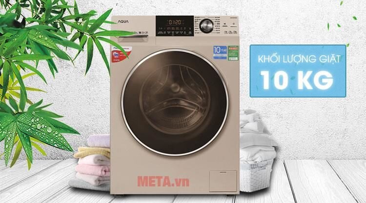 Máy giặt cửa trước Inverter AQUA AQD-D1000A 10kg