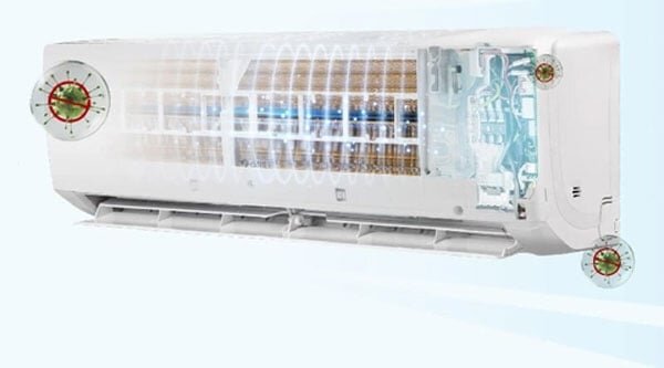 Gree 2 chiều COSMO9HN sấy khô dàn lạnh nhờ chức năng X-Fan