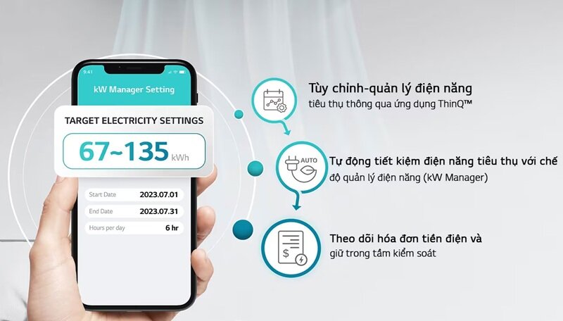 Điều Hòa LG Inverter 9000 BTU 1 Chiều IEC09M1