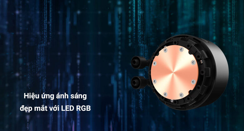 Tản nhiệt CPU AIO NZXT Kraken Z73 (360mm) | Hiệu ứng ánh sáng đẹp mắt