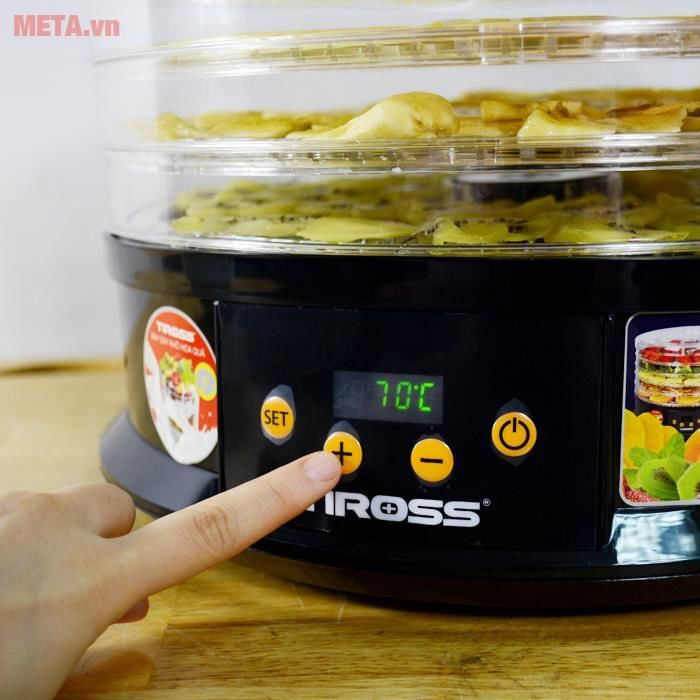Máy sấy hoa quả, thực phẩm đa năng Tiross TS9682 Máy sấy hoa quả, thực phẩm đa năng Tiross TS9682