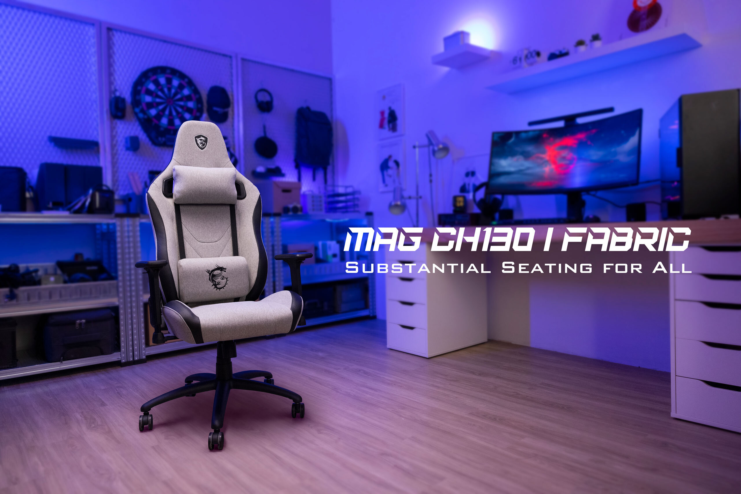 Ghế Game MSI MAG CH130 I  FABRIC 1