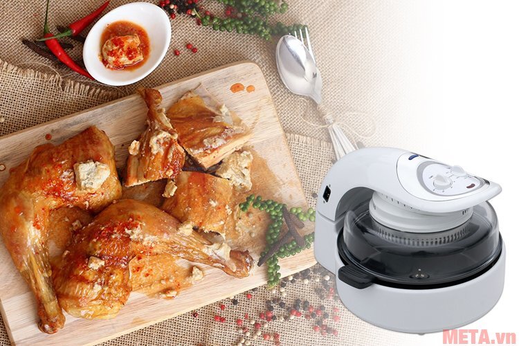 Lò nướng thủy tinh đa năng halogen Tiger Queen MO-02MHG (12 lít)